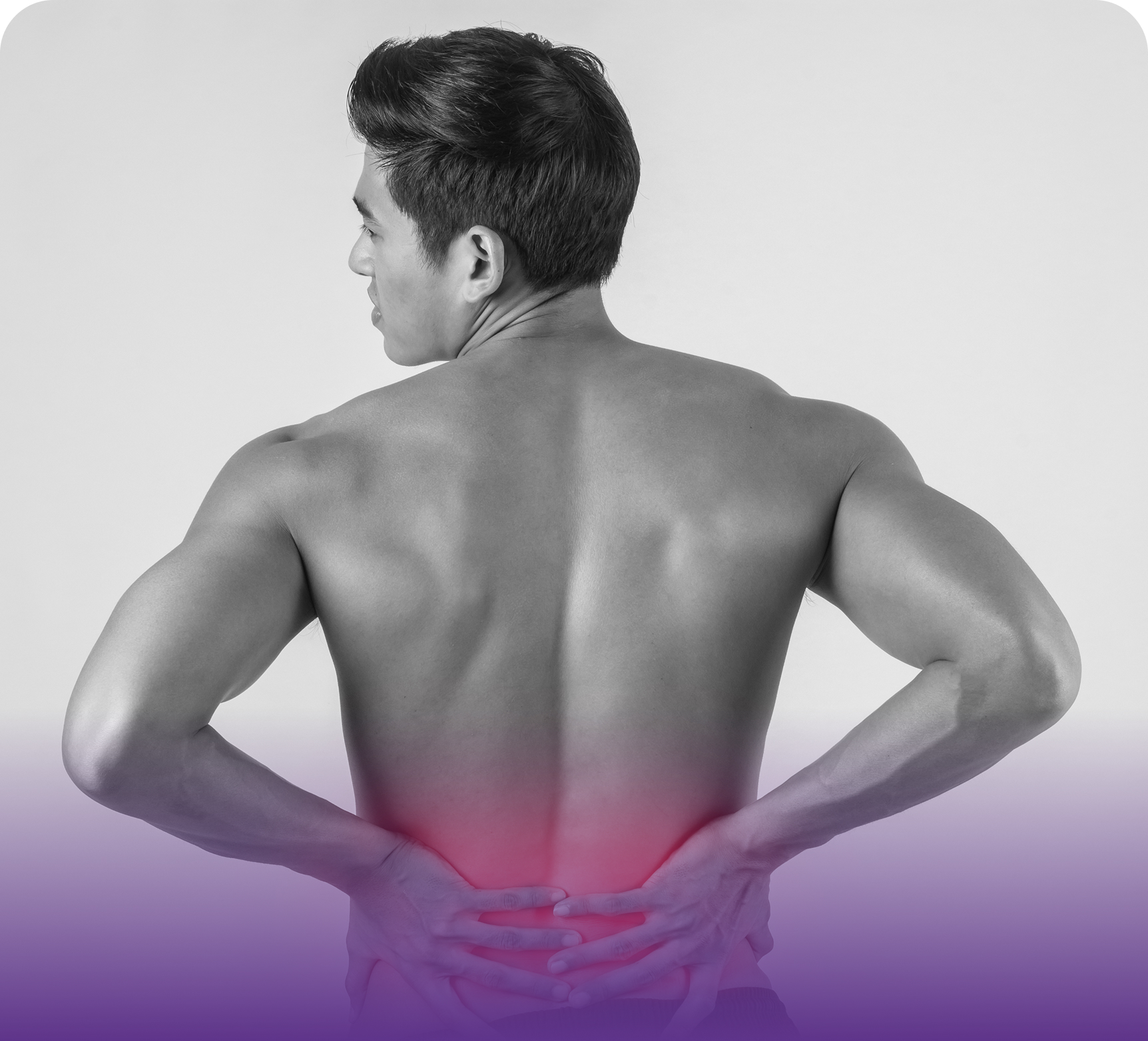 guy with back pain